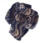 Fashion, accesorii si bijuterii - Femei - Accesorii femei - Esarfe si fulare femei - Esarfa dama, din lana, Buticcochet, 70x180 cm, model cu boderie, Bleumarin - ES3441 - Infinity.ro