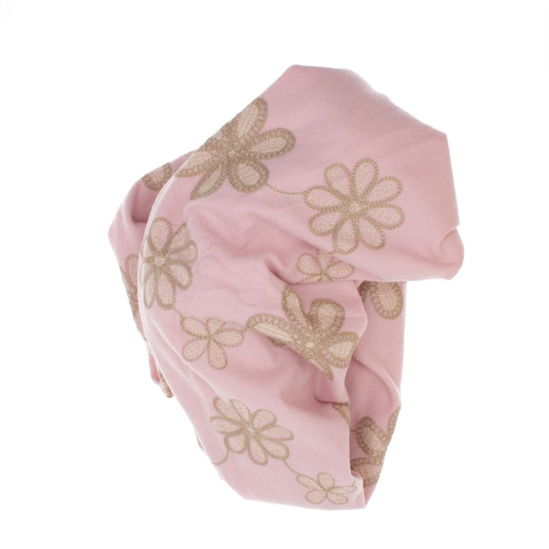 Fashion, accesorii si bijuterii - Femei - Accesorii femei - Esarfe si fulare femei - Esarfa dama, din lana, Buticcochet, 70x180 cm, model cu boderie, Roz - ES3456 - Infinity.ro