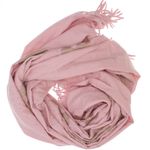 Fashion, accesorii si bijuterii - Femei - Accesorii femei - Esarfe si fulare femei - Esarfa dama, din lana, Buticcochet, 70x180 cm, model cu broderie si strasuri, Roz - ES3493 - Infinity.ro