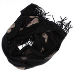 Fashion, accesorii si bijuterii - Femei - Accesorii femei - Esarfe si fulare femei - Esarfa dama, din lana, Buticcochet, 70x180 cm, model cu broderie si strasuri, Negru - ES3494 - Infinity.ro