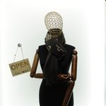 Fashion, accesorii si bijuterii - Femei - Accesorii femei - Esarfe si fulare femei - Esarfa dama, din lana, Buticcochet, 70x180 cm, model cu broderie si strasuri, Maro - ES3514 - Infinity.ro