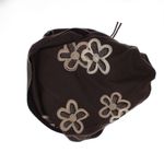 Fashion, accesorii si bijuterii - Femei - Accesorii femei - Esarfe si fulare femei - Esarfa dama, din lana, Buticcochet, 70x180 cm, model cu broderie si strasuri, Maro - ES3514 - Infinity.ro