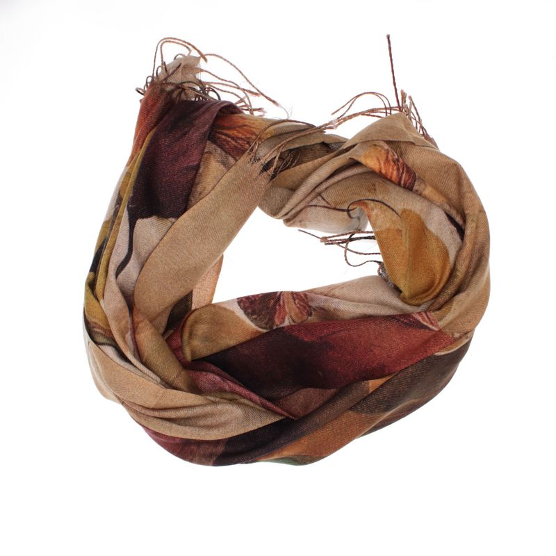 Fashion, accesorii si bijuterii - Femei - Accesorii femei - Esarfe si fulare femei - Esarfa dama, din lana, Buticcochet, 70x180 cm, model cu fir metalizat, Multicolor - ES3527 - Infinity.ro