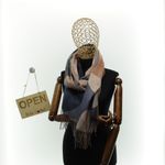 Fashion, accesorii si bijuterii - Femei - Accesorii femei - Esarfe si fulare femei - Esarfa dama, din lana, Buticcochet, 70x180 cm, model cu fir metalizat, Multicolor - ES3534 - Infinity.ro