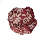 Fashion, accesorii si bijuterii - Femei - Accesorii femei - Esarfe si fulare femei - Esarfa dama, din lana, Buticcochet, 70x180 cm, cu imprimeu floral si franjuri, Visiniu - ES3541 - Infinity.ro