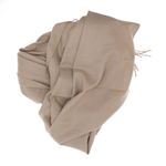 Fashion, accesorii si bijuterii - Femei - Accesorii femei - Esarfe si fulare femei - Esarfa dama, din lana, Buticcochet, 70x180 cm, cu imprimeu Uni si franjuri, Bej inchis - ES3544 - Infinity.ro