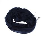 Fashion, accesorii si bijuterii - Femei - Accesorii femei - Esarfe si fulare femei - Esarfa dama, din lana, Buticcochet, 70x180 cm, cu imprimeu Uni si franjuri, Bleumarin - ES3548 - Infinity.ro