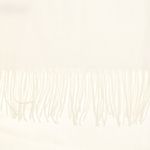 Fashion, accesorii si bijuterii - Femei - Accesorii femei - Esarfe si fulare femei - Esarfa dama, din lana, Buticcochet, 70x180 cm, cu imprimeu Uni si franjuri, Alb - ES3553 - Infinity.ro