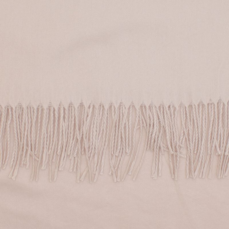 Fashion, accesorii si bijuterii - Femei - Accesorii femei - Esarfe si fulare femei - Esarfa dama, din lana, Buticcochet, 70x180 cm, cu imprimeu Uni si franjuri, Crem - ES3551 - Infinity.ro