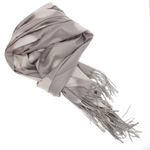 Fashion, accesorii si bijuterii - Femei - Accesorii femei - Esarfe si fulare femei - Esarfa dama, din lana, Buticcochet, 70x180 cm, imprimeu cu buline, Gri - ES3562 - Infinity.ro