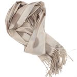 Fashion, accesorii si bijuterii - Femei - Accesorii femei - Esarfe si fulare femei - Esarfa dama, din lana, Buticcochet, 70x180 cm, imprimeu cu buline, Crem - ES3567 - Infinity.ro