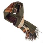 Fashion, accesorii si bijuterii - Femei - Accesorii femei - Esarfe si fulare femei - Esarfa dama, din lana, Buticcochet, 70x180 cm, imprimeu cu frunze, Multicolor - ES3580 - Infinity.ro