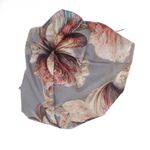 Fashion, accesorii si bijuterii - Femei - Accesorii femei - Esarfe si fulare femei - Esarfa dama, din lana, Buticcochet, 70x180 cm, imprimeu cu flori stilizate, Gri - ES3583 - Infinity.ro