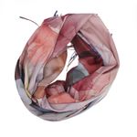 Fashion, accesorii si bijuterii - Femei - Accesorii femei - Esarfe si fulare femei - Esarfa dama, din lana, Buticcochet, 70x180 cm, imprimeu floral stilizat, Multicolor - ES3597 - Infinity.ro