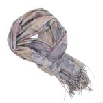 Fashion, accesorii si bijuterii - Femei - Accesorii femei - Esarfe si fulare femei - Esarfa dama, din lana, Buticcochet, 70x180 cm, imprimeu cu frunze, Multicolor - ES3596 - Infinity.ro