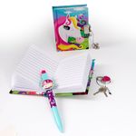 Carti si Birotica - Papetarie - Agende si calendare - Agende si carnete - Set Agenda cu Pix & Lacat Unicorn - AS - Infinity.ro