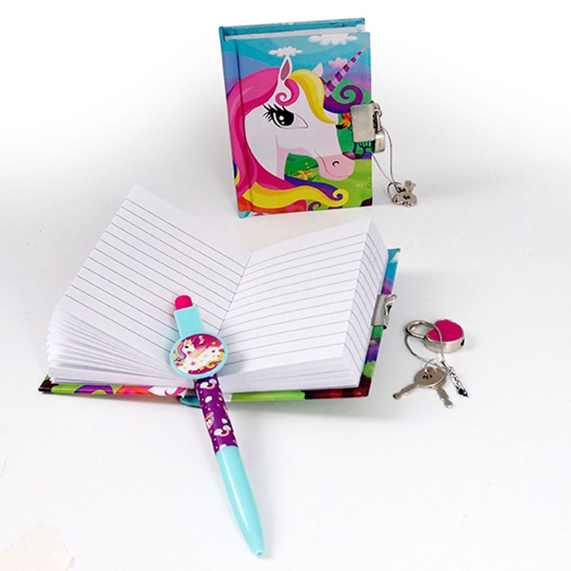 Carti si Birotica - Papetarie - Agende si calendare - Agende si carnete - Set Agenda cu Pix & Lacat Unicorn - AS - Infinity.ro