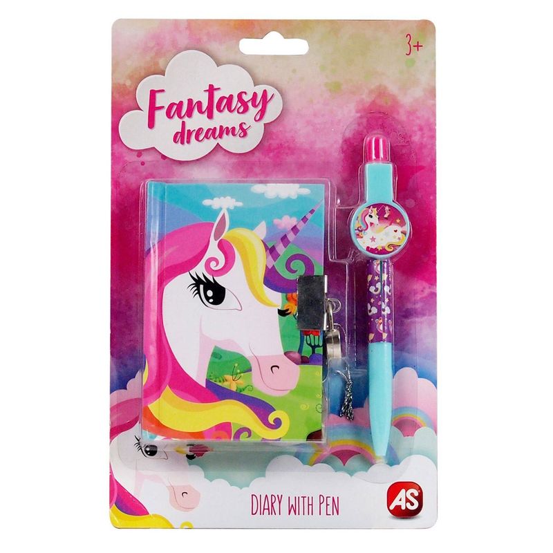 Carti si Birotica - Papetarie - Agende si calendare - Agende si carnete - Set Agenda cu Pix & Lacat Unicorn - AS - Infinity.ro
