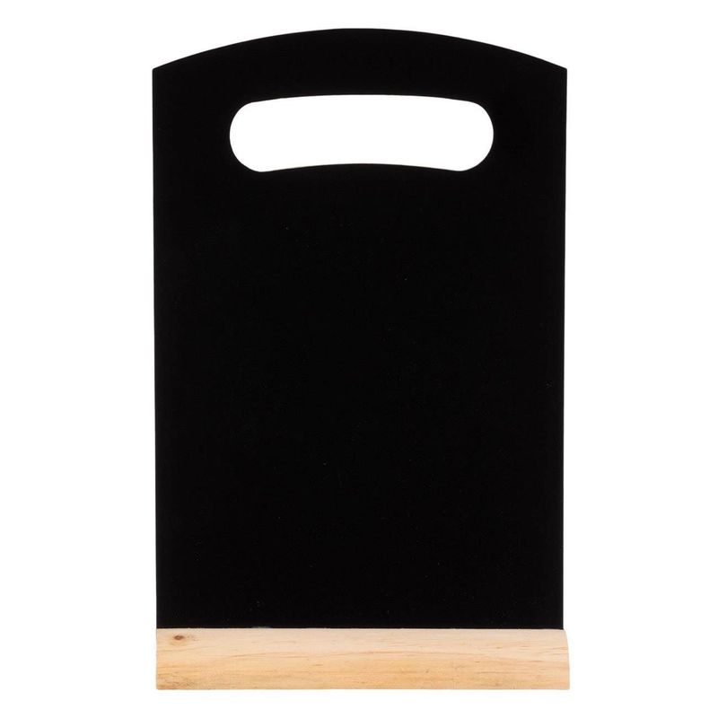 Casa si Gradina - Decoratiuni - Decoratiuni petrecere - Accesorii pentru petrecere - Tabla neagra decorativa dubla fata cu carioca creta, 21x33.5 cm - Infinity.ro