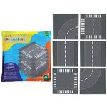 Jucarii, Copii si Bebe - Jucarii si jocuri - Seturi de constructie si cuburi - Seturi de constructie - Set Placi Plastic pentru Cuburi de Constructie cu Model de Drum - Infinity.ro