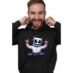 Fashion, accesorii si bijuterii - Barbati - Imbracaminte - Hanorace barbati - Hanorac Personalizat Barbati Marshmello DJ Party, negru, marime 2XL - Infinity.ro