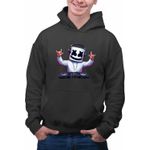 Fashion, accesorii si bijuterii - Barbati - Imbracaminte - Hanorace barbati - Hanorac Personalizat Barbati Marshmello DJ Party, negru, marime 2XL - Infinity.ro