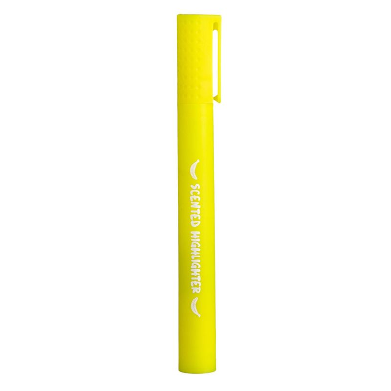 Carti si Birotica - Birotica - Instrumente de scris - Markere si carioci - Evidentiator parfumat mare, galben, aroma de banana, 23 cm - Infinity.ro