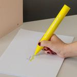 Carti si Birotica - Birotica - Instrumente de scris - Markere si carioci - Evidentiator parfumat mare, galben, aroma de banana, 23 cm - Infinity.ro