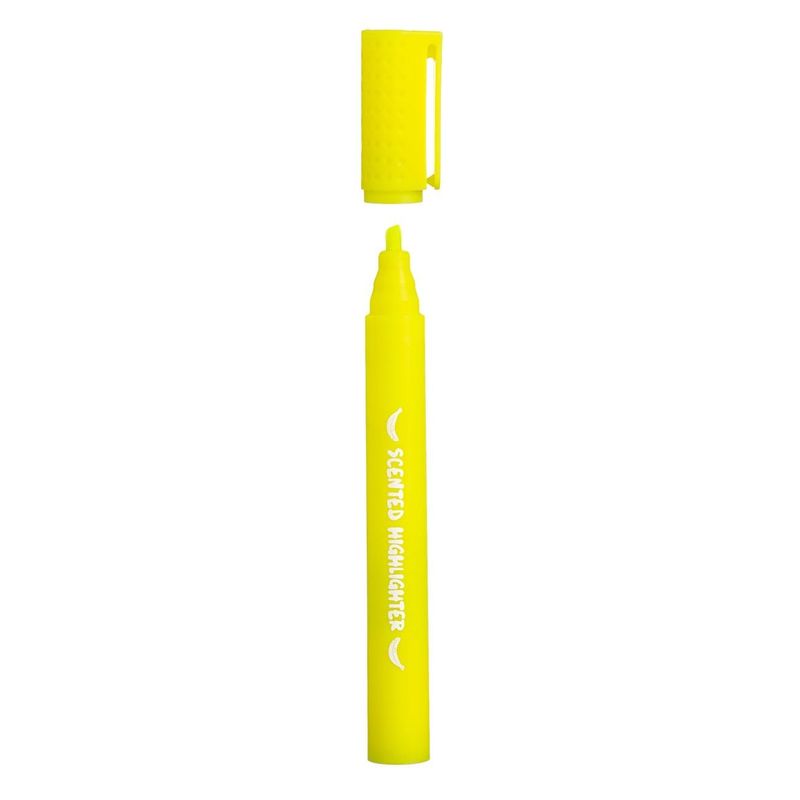 Carti si Birotica - Birotica - Instrumente de scris - Markere si carioci - Evidentiator parfumat mare, galben, aroma de banana, 23 cm - Infinity.ro