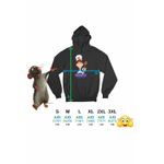 Fashion, accesorii si bijuterii - Barbati - Imbracaminte - Hanorace barbati - Hanorac Personalizat Barbati Ratatouille Alfredo Soricel Remy Chef, negru, marime 3XL - Infinity.ro