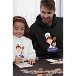 Fashion, accesorii si bijuterii - Barbati - Imbracaminte - Hanorace barbati - Hanorac Personalizat Barbati Ratatouille Alfredo Soricel Remy Chef, negru, marime 3XL - Infinity.ro