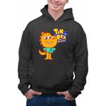 Fashion, accesorii si bijuterii - Barbati - Imbracaminte - Hanorace barbati - Hanorac Barbati Tim Rex Tommy Spatiu Dinozauri Nasa, negru, marime S - Infinity.ro