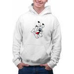 Fashion, accesorii si bijuterii - Barbati - Imbracaminte - Hanorace barbati - Hanorac Barbati Dogmatix White Terrier Asterix Obelix, alb, marime S - Infinity.ro