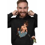 Fashion, accesorii si bijuterii - Barbati - Imbracaminte - Hanorace barbati - Hanorac Barbati The Croods Guy Familia Crood Epoca de Piatra, negru, marime 3XL - Infinity.ro
