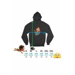 Fashion, accesorii si bijuterii - Barbati - Imbracaminte - Hanorace barbati - Hanorac Barbati The Croods Guy Familia Crood Epoca de Piatra, negru, marime 3XL - Infinity.ro