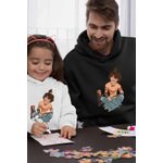 Fashion, accesorii si bijuterii - Barbati - Imbracaminte - Hanorace barbati - Hanorac Barbati The Croods Guy Familia Crood Epoca de Piatra, negru, marime 3XL - Infinity.ro