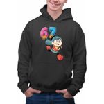 Fashion, accesorii si bijuterii - Barbati - Imbracaminte - Hanorace barbati - Hanorac Barbati Hilda Six Seven 67 Sase Sapte, negru, marime S - Infinity.ro