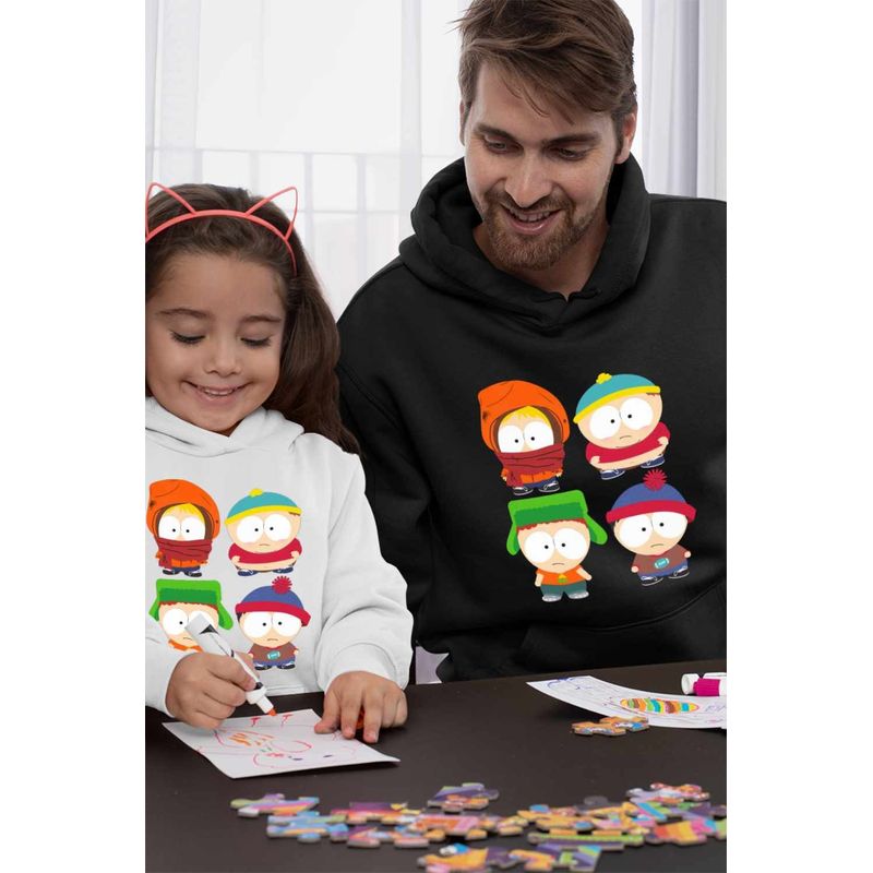 Fashion, accesorii si bijuterii - Barbati - Imbracaminte - Hanorace barbati - Hanorac Barbati South Park Gradinita Prescolari, negru, marime M - Infinity.ro