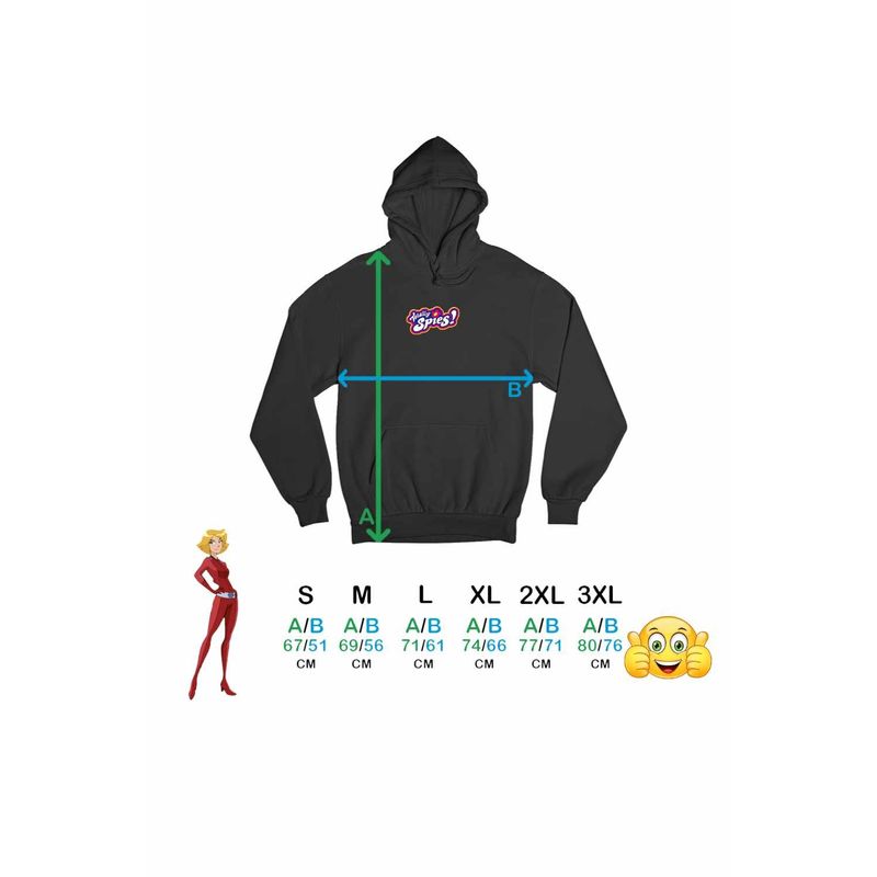 Fashion, accesorii si bijuterii - Barbati - Imbracaminte - Hanorace barbati - Hanorac Barbati Spioanele Logo Desene Copilarie, negru, marime L - Infinity.ro