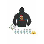 Fashion, accesorii si bijuterii - Barbati - Imbracaminte - Hanorace barbati - Hanorac Barbati Six Seven Omul de Turta Dulce Craciun, negru, marime 3XL - Infinity.ro