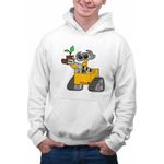 Fashion, accesorii si bijuterii - Barbati - Imbracaminte - Hanorace barbati - Hanorac Barbati Wall-E Planta Papuc Bocanc Cartoon Desene Animate, alb, marime L - Infinity.ro