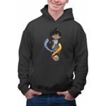 Fashion, accesorii si bijuterii - Barbati - Imbracaminte - Hanorace barbati - Hanorac Barbati Avatar Legenda lui Korra Reincarnare Airbender, negru, marime S - Infinity.ro