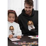Fashion, accesorii si bijuterii - Barbati - Imbracaminte - Hanorace barbati - Hanorac Personalizat Barbati Swae Lee Sunflower, negru, marime XL - Infinity.ro