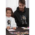 Fashion, accesorii si bijuterii - Barbati - Imbracaminte - Hanorace barbati - Hanorac Barbati Testoasele Ninja Leonardo Ninjutsu Mutant, negru, marime L - Infinity.ro