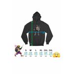 Fashion, accesorii si bijuterii - Barbati - Imbracaminte - Hanorace barbati - Hanorac Barbati Testoasele Ninja Leonardo Ninjutsu Mutant, negru, marime L - Infinity.ro