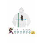 Fashion, accesorii si bijuterii - Barbati - Imbracaminte - Hanorace barbati - Hanorac Barbati Testoasele Ninja Raphael Ninjutsu Rafael Mutant, alb, marime XL - Infinity.ro