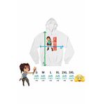 Fashion, accesorii si bijuterii - Barbati - Imbracaminte - Hanorace barbati - Hanorac Barbati Tomb Raider Chibi Fan Art Lara Croft Airsoft, alb, marime M - Infinity.ro