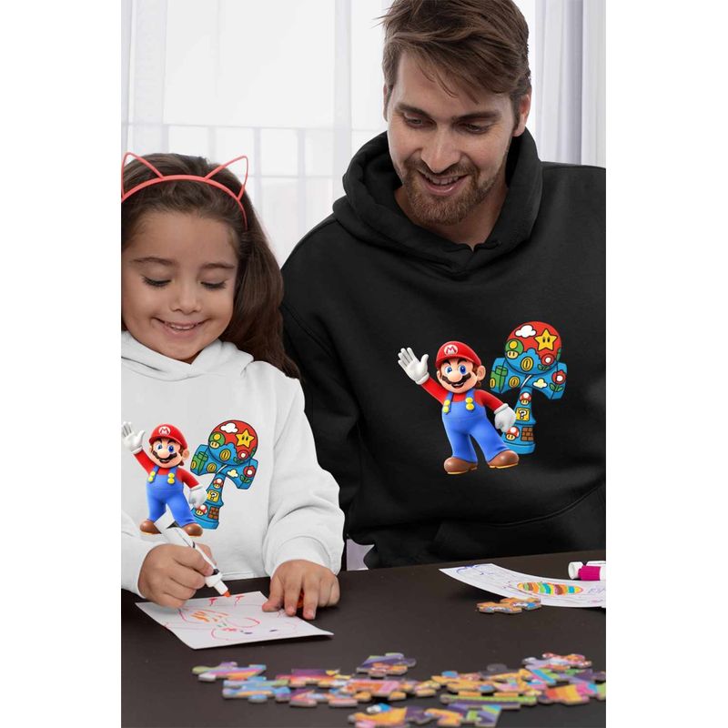 Fashion, accesorii si bijuterii - Barbati - Imbracaminte - Hanorace barbati - Hanorac Barbati Kendama Super Mario Bros Galaxy, negru, marime S - Infinity.ro