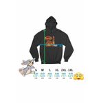 Fashion, accesorii si bijuterii - Barbati - Imbracaminte - Hanorace barbati - Hanorac Personalizat Barbati Bambi Mama Thumper Padura Caprioara, negru, marime 2XL - Infinity.ro