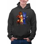 Fashion, accesorii si bijuterii - Barbati - Imbracaminte - Hanorace barbati - Hanorac Barbati Avatar Fnaf Freddy Last Airbender Firebender, negru, marime S - Infinity.ro